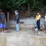 Mayor Tito Ragragio visits the on-going SALIN-TUBIG Project in Brgy. Tagas, Magallanes, Sorsogon